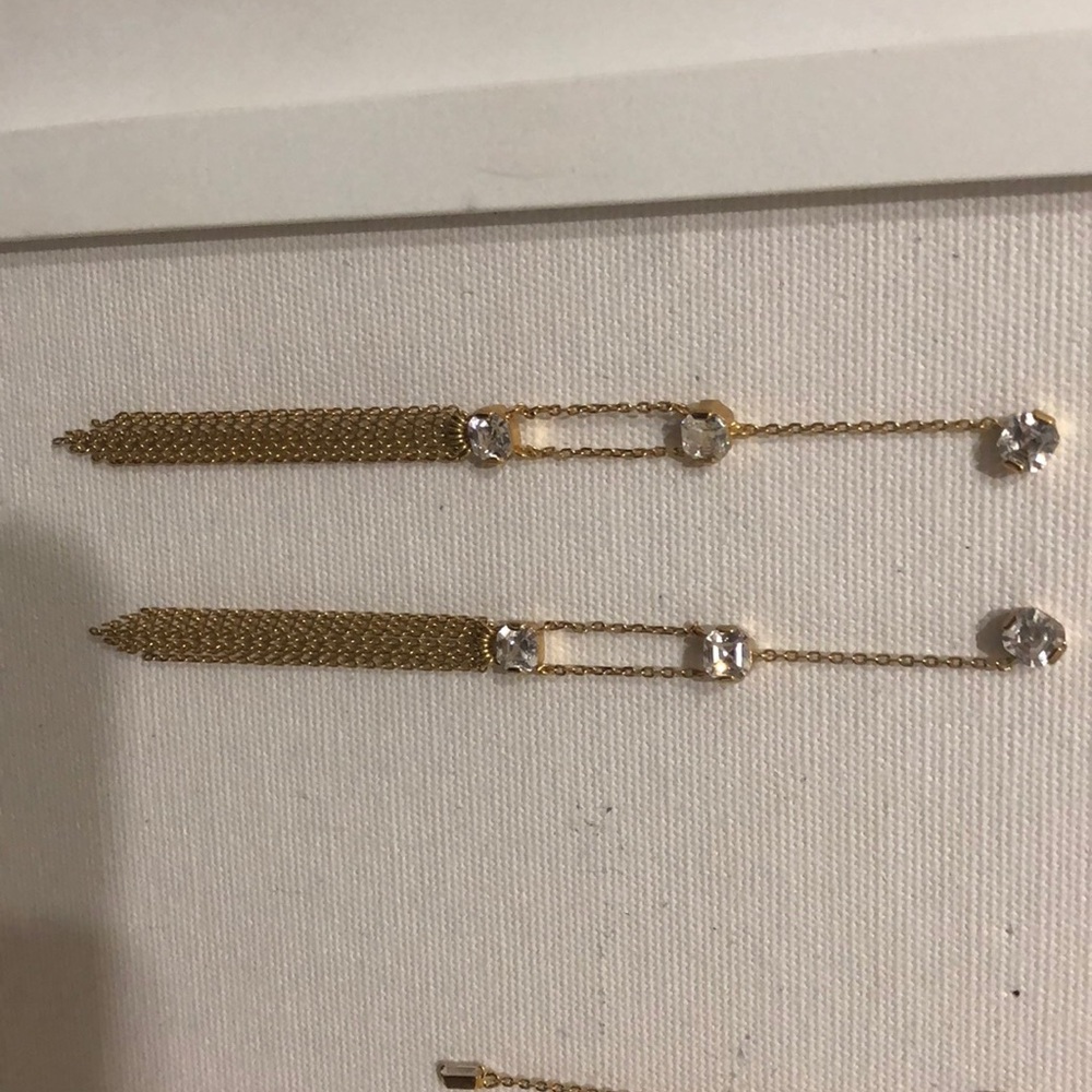 Henri Bendel gold earrings